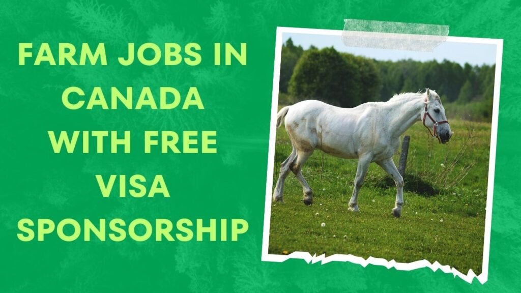 Farm Jobs in Canada with Free VISA Sponsorship