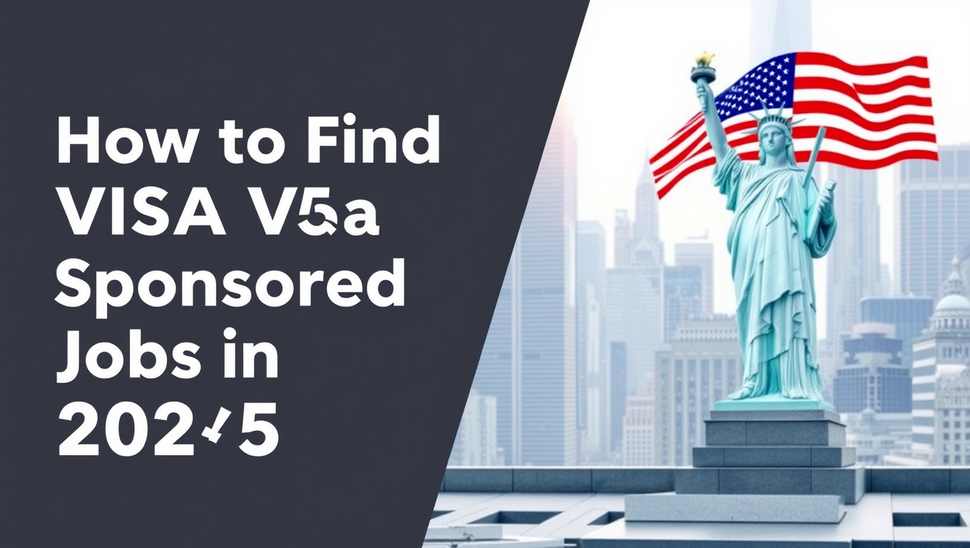 How to Find VISA Sponsored Jobs in USA 2025